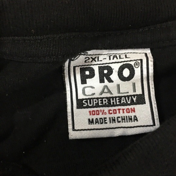 Pro Cali Men Black Tee Don't Trust Anyone Illuminati Eye Shirt Cotton 2XL Tall - Picture 3 of 8